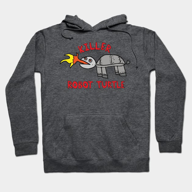 Killer Robot Turtle Hoodie by Little Tiny Spark